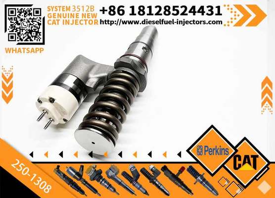 Excavator Spare Parts 3512B Diesel Fuel Injector 250-1308 196-5802 10R-1280