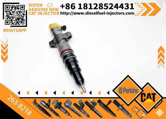 Excavator Engine Parts 263-8218 Common Rail Injector 2638218 557-7627 387-9427 328-2585 Fuel Injector for Caterpillar Cat C7 C9