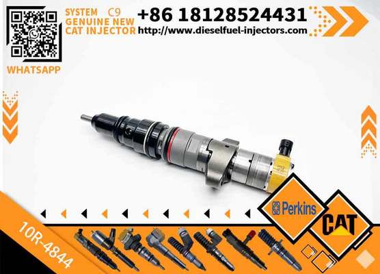 Excavator Diesel Common Rail Inyector 387-9437 10R-4844 C9 Fuel Injector for Caterpillar C9 Cat Engine