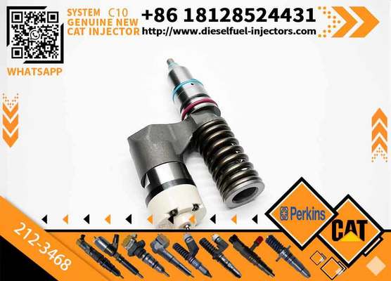New Common Rail Fuel Injector 212-3467 212-3468 10R-1256 10R-1814 2123467 2123468 10R1256 10R1814 for C12 C10 Diesel Engine