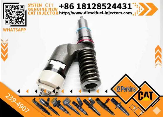 Excavator Accessories Fuel Injector 239-4907 249-0707 253-1459 10R-1305 10R-3147 for CAT C11 for Construction Machinery