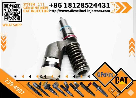 Excavator Accessories Fuel Injector 239-4907 249-0707 253-1459 10R-1305 10R-3147 for CAT C11 for Construction Machinery
