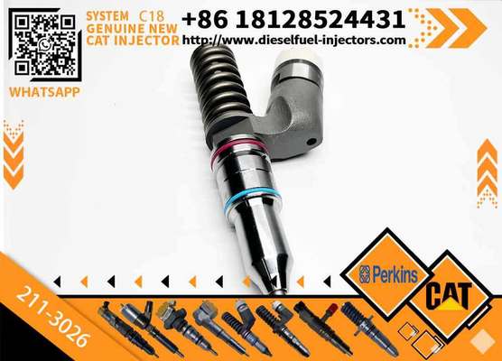 Excavator Accessories Fuel Injector 211-3026 10R-0724 10R-9787 for CAT C18 C11 C10 for Construction Machinery