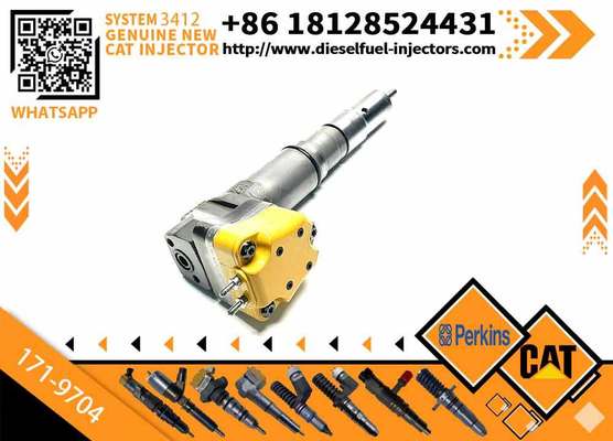 3412 Diesel Engine Parts Fuel Injector 1719704 for CAT Excavator Injector 171-9704