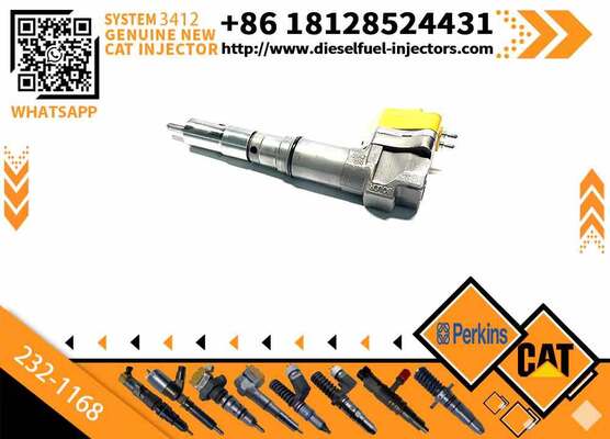Diesel Fuel Injector 153-5938 232-1168 156-3895 204-2467 232-1167 173-4059 for Caterpillar CAT Engine 3412E 3412 Tractor