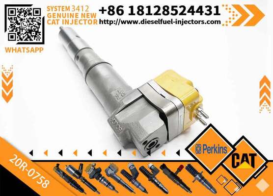 Fuel Injector Injection Valves Fuel Injector Assembly 20R-0758 174-7526 for D9R Tracked Bulldozer 771D Truck AD45 Asphalt Paver