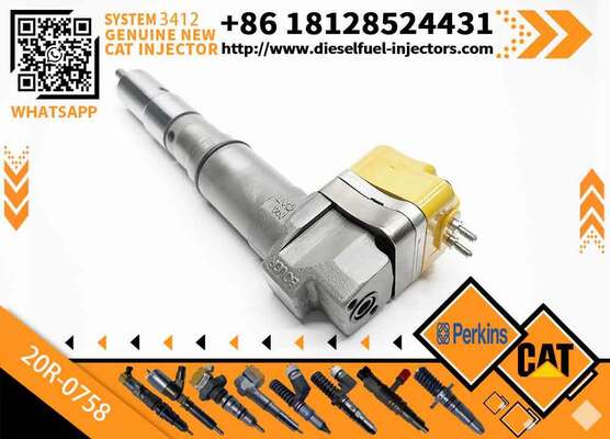 Fuel Injector Injection Valves Fuel Injector Assembly 20R-0758 174-7526 for D9R Tracked Bulldozer 771D Truck AD45 Asphalt Paver