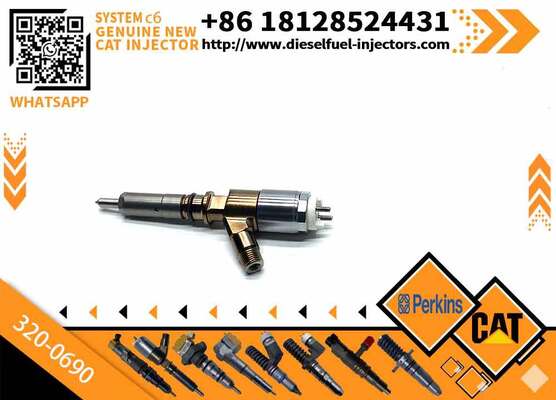 Excavator Engine Parts Common Rail Diesel Fuel Injector 320-0690 2645A749 for