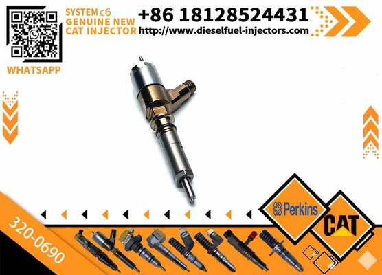 Excavator Engine Parts Common Rail Diesel Fuel Injector 320-0690 2645A749 for
