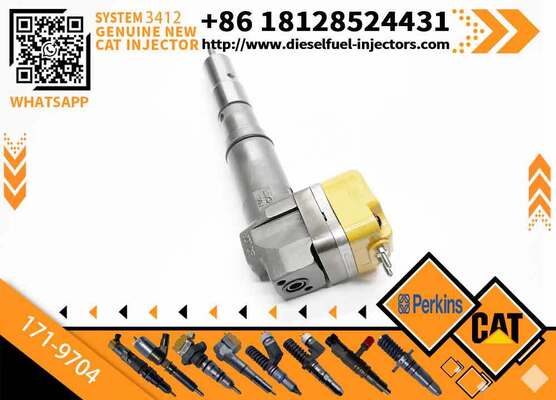 1563895 1697408 Engine Parts Fuel Injector 156-3895 169-7408 171-9704 for 3412 1719704 Engine