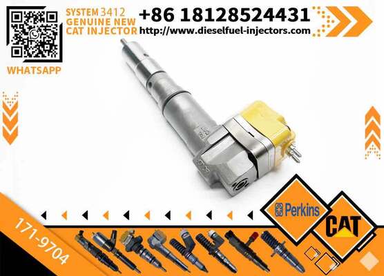 1563895 1697408 Engine Parts Fuel Injector 156-3895 169-7408 171-9704 for 3412 1719704 Engine