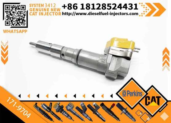 1563895 1697408 Engine Parts Fuel Injector 156-3895 169-7408 171-9704 for 3412 1719704 Engine