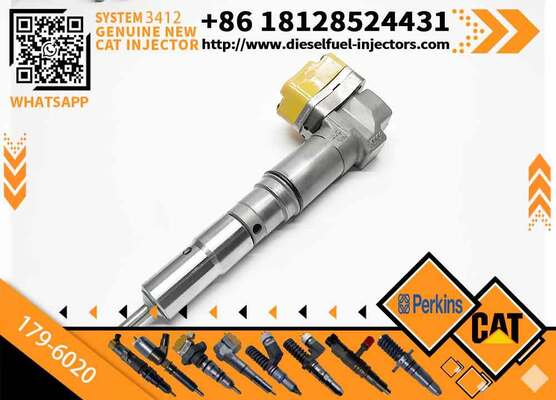 New 174-7526 174-7528 179-6020 153-5938 Common Rail Injector for 3412 Excavator 3412E/5110B Diesel Fuel Injecto Condition New