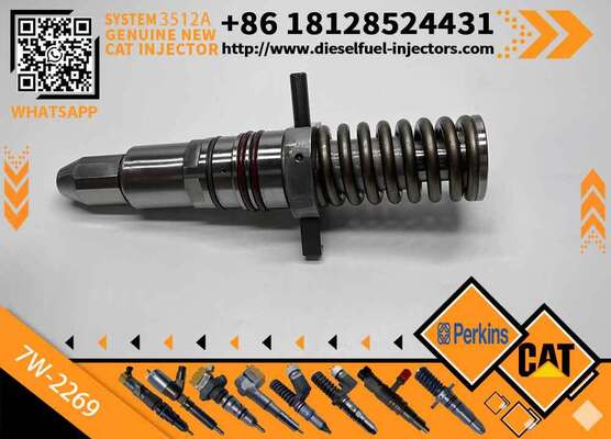 New Diesel Engine Injector 7W-2269 7C-4174 7E-3384 7C-9577 7E-8836 7E-3382 7C-4184 for Caterp-illar C3512A Common Rail Steel