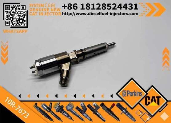 New Diesel Engine Injector 10R-7668 10R-7671 10R-7672 2645A718 10R-7673 10R-7676 for Caterp-illar C4.4/C6.6 Common Rail (Steel)