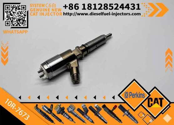 New Diesel Engine Injector 10R-7668 10R-7671 10R-7672 2645A718 10R-7673 10R-7676 for Caterp-illar C4.4/C6.6 Common Rail (Steel)