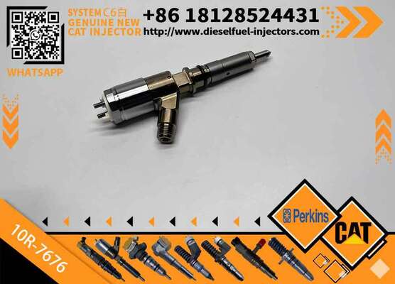New Diesel Engine Injector 10R-7668 10R-7671 10R-7672 2645A718 10R-7673 10R-7676 for Cater-pillar C4.4/C6.6 Common Rail (Steel)