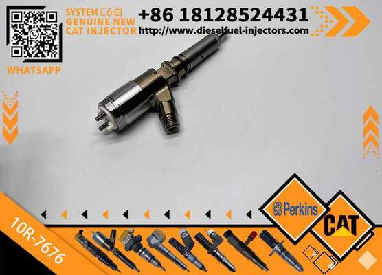New Diesel Engine Injector 10R-7668 10R-7671 10R-7672 2645A718 10R-7673 10R-7676 for Cater-pillar C4.4/C6.6 Common Rail (Steel)