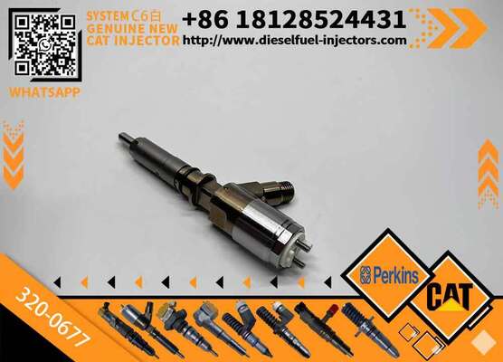 2645A746/320-0677 diesel Fuel Common Rail Injector for Excavator Engine 323D C6.6