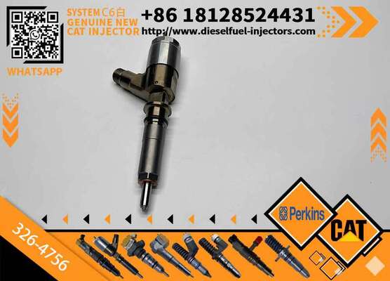 Genuine New Fuel Injector for Huida C4.2 Excavator Engine | 326-4756 10R-7951 OEM Parts