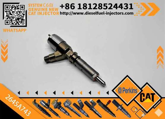 New Quality Common Rail Fuel Injector 321-0990 2645a743 10R-7668 Engine Fuel Injector for Engine C6.6 320D Inyector Injecteur