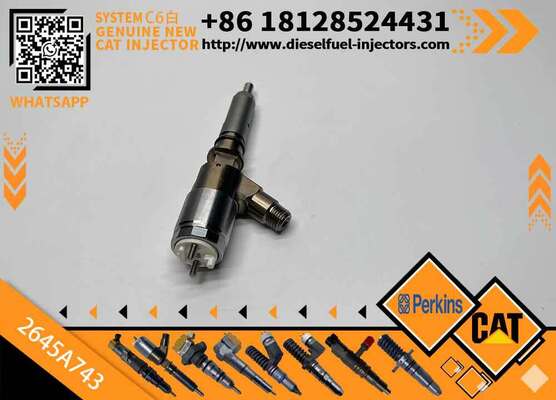 New Quality Common Rail Fuel Injector 321-0990 2645a743 10R-7668 Engine Fuel Injector for Engine C6.6 320D Inyector Injecteur
