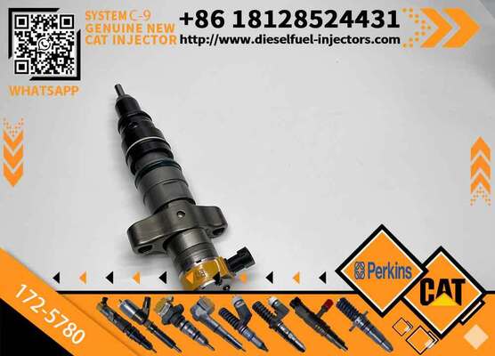172-5780 1725780 Excavator Fuel Injector Common Rail Injector for C9 C-9 Engine Parts 973C Loader 330C 330CL Excavator Parts