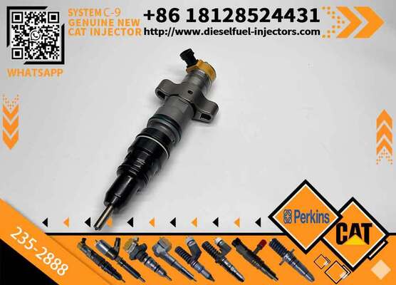 Diesel Fuel Injector Nozzle for C6.4 Engine Compatible with C7 C9 10R7224 235-2888 0445110646 Construction Machinery Parts