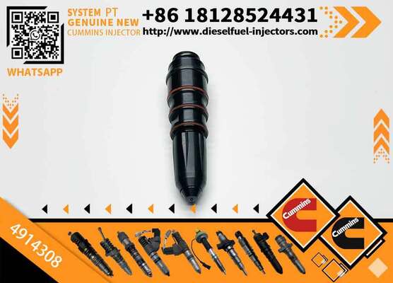 Diesel Engine Nt855-c280s10 Shantui Bulldozer Sd22 Parts Injector Fuel Common Rail Injector Nozzle 4914308