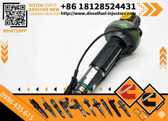 Car Fuel Injector 0 986 435 615 Diesel Injector Assembly 0986435615 for Cu-mmins Engine QSK19