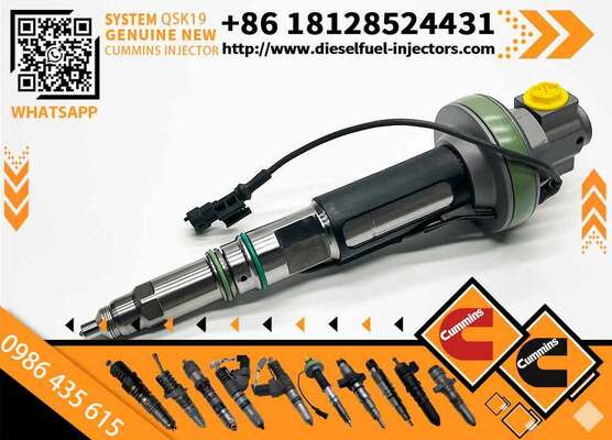 Car Fuel Injector 0 986 435 615 Diesel Injector Assembly 0986435615 for Cu-mmins Engine QSK19