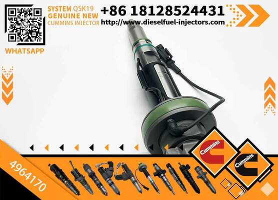 Chongqing Cummings QSK19 Construction Machinery Engine Common Rail Fuel Injector Assembly 4964170/4955524