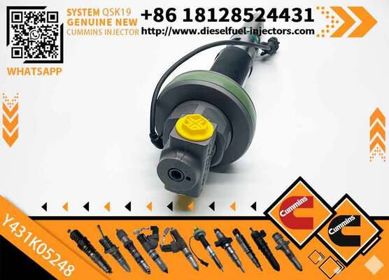 New Construction Machinery Fuel Injector for QSK19 Diesel 2867148 Y431K05248 Y431K05558 4964170 for CUM-MINS Diesel Engine