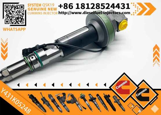 New Construction Machinery Fuel Injector for QSK19 Diesel 2867148 Y431K05248 Y431K05558 4964170 for CUM-MINS Diesel Engine