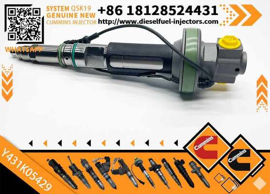 New Construction Machinery Fuel Injector for QSK19 Diesel Compatible Y431K05429 Y431KO5205 Y431K05420 for CUM-MINS Diesel Engine