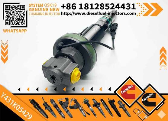 New Construction Machinery Fuel Injector for QSK19 Diesel Compatible Y431K05429 Y431KO5205 Y431K05420 for CUM-MINS Diesel Engine