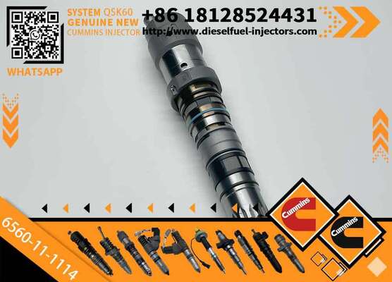 Fuel Injector 6560-11-1114 for Komatsu Engine SA6D170E-3A-7 SAA6D170E-3E-8