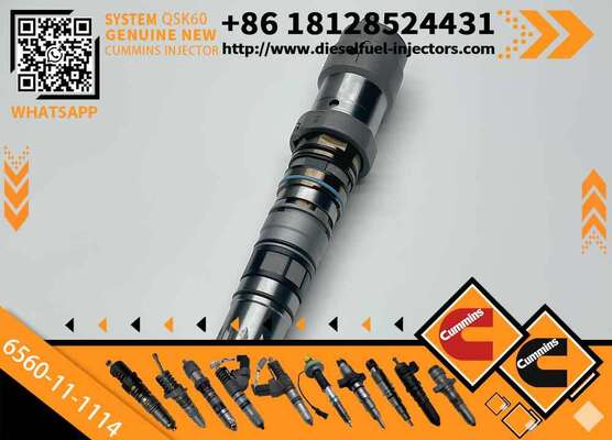 Fuel Injector 6560-11-1114 for Komatsu Engine SA6D170E-3A-7 SAA6D170E-3E-8