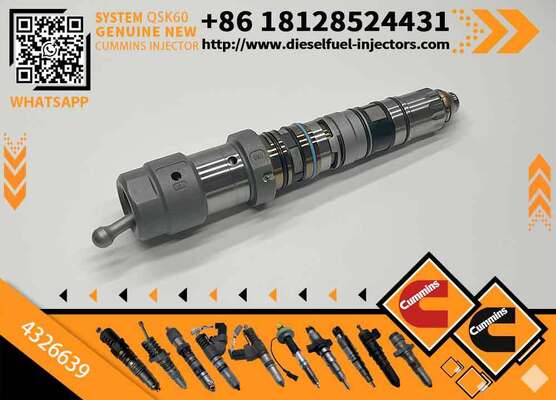 New Construction Machinery Fuel Injector for QSK60 & for CUM-MINS Diesel Engine Models 4928349 4326639 4088427 4326640