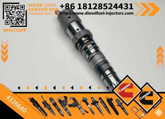 New Construction Machinery Fuel Injector for QSK60 & for CUMM-INS Diesel Engine Models 4928349 4326639 4088427 4326640