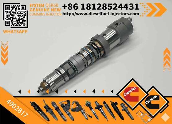 Factory High-quality Truck Engine Assembly Parts Fuel Injector 4902817 4088426 4984457 4928348 4088427 4326784 for QSK60 Engine