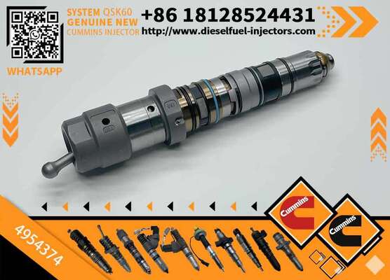 Construction Machinery Diesel Engine Fuel Injector 4954374 for Cu-mmins QSK60 Engine