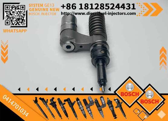 Excavator Loader Bulldozer Truck Engine Parts Fuel Injector 0445120040 0445120080 0445120153 0950006640 3966818 for Denso