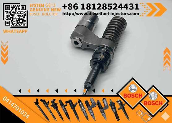 Excavator Loader Bulldozer Truck Engine Parts Fuel Injector 0445120040 0445120080 0445120153 0950006640 3966818 for Denso