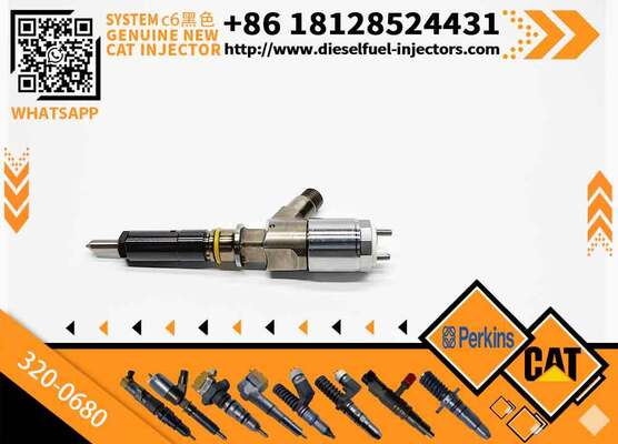 New Professional YS 320D Diesel Common Rail Fuel Injectors 10R-7672 2645A747 320-0680 C4.4/C6.6 Engine Universal Fitment Metal 6