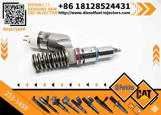 Diesel Engine Fuel Injector 249-0712 253-1459 10R-3147 2490712 2531459 10R3147 for CAT C11 C13 C-aterpillar Excavator 966H R1600H