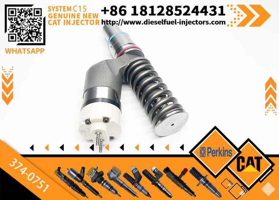 HongWang C15 C27 Engine Fuel Injector 374-0751 20R-2285 30R-0004 for WHEEL DOZER 844H 844K with 1 Year Warranty