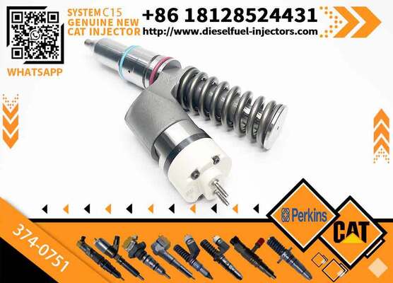 HongWang C15 C27 Engine Fuel Injector 374-0751 20R-2285 30R-0004 for WHEEL DOZER 844H 844K with 1 Year Warranty