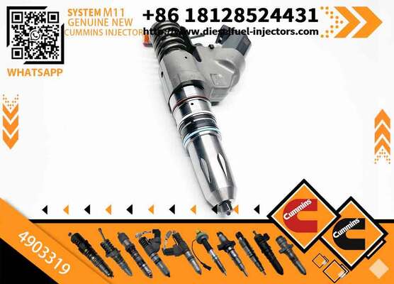 Excavator Accessories Fuel Injector 4903084 3080429 4903319 3037772 for C-ummins QSM11 ISM11 M11 for Construction Machinery