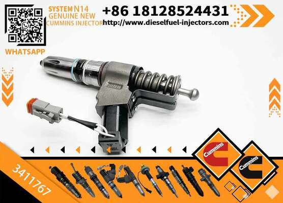 Construction Machinery PartsFuel Injector for N14 Diesel 3411765 3087733 3095086 3411767 for C-UMMINS Diesel Engine